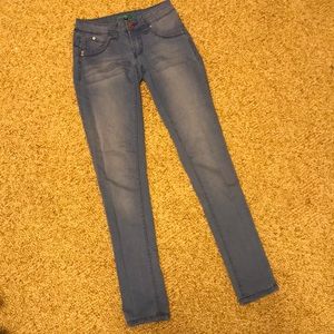 YMI blue jeans, size 0
